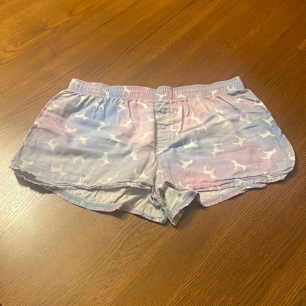 Pink Pajama Shorts, Size Small.